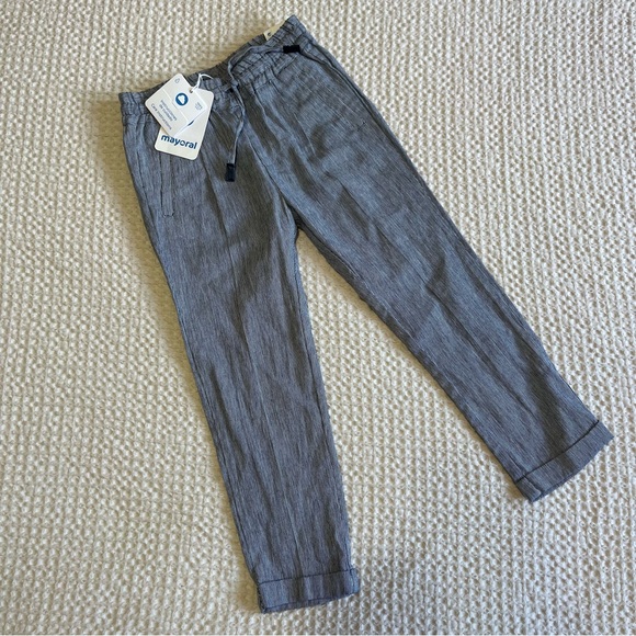 Mayoral Other - Mayoral Boys Pleated Navy Trousers Size 4